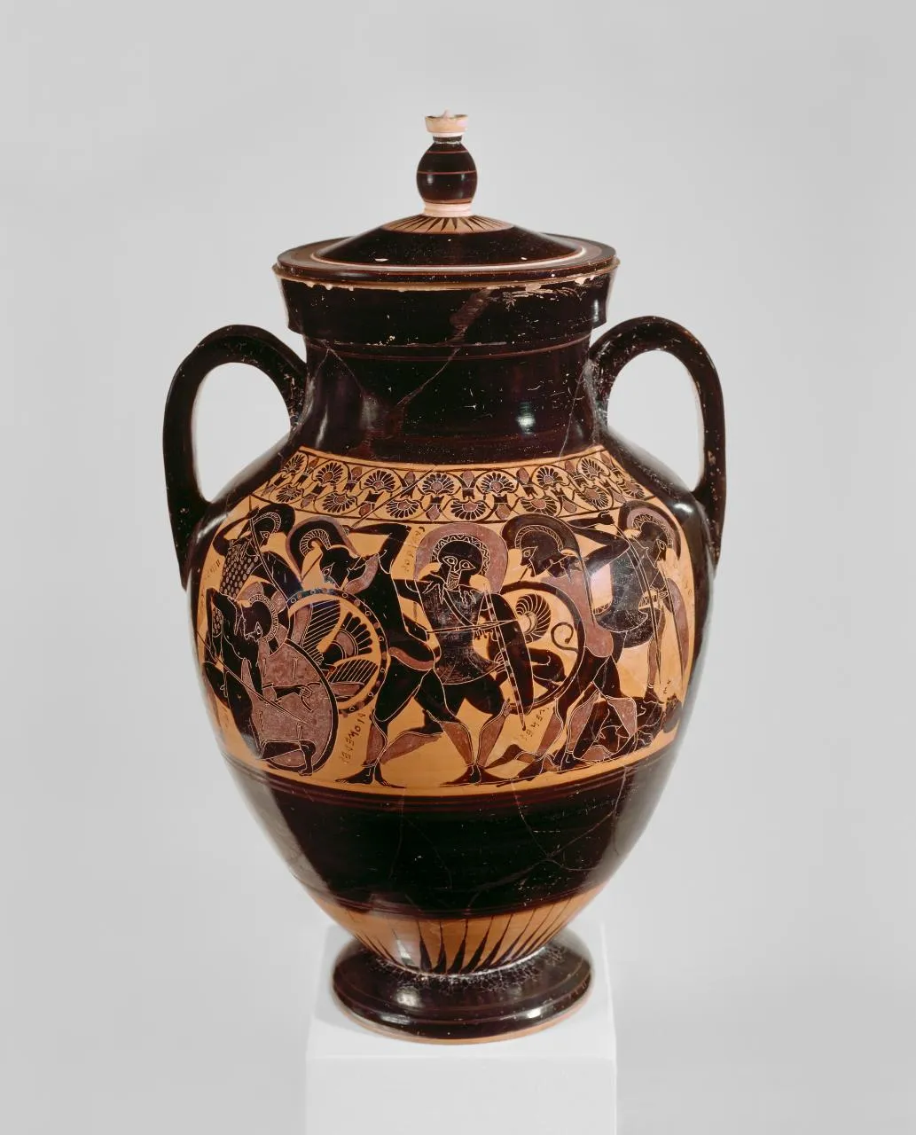 Psykter amphora Chalkidian black-figure ware attributed to the inscriptions painter Ba000023.jpg