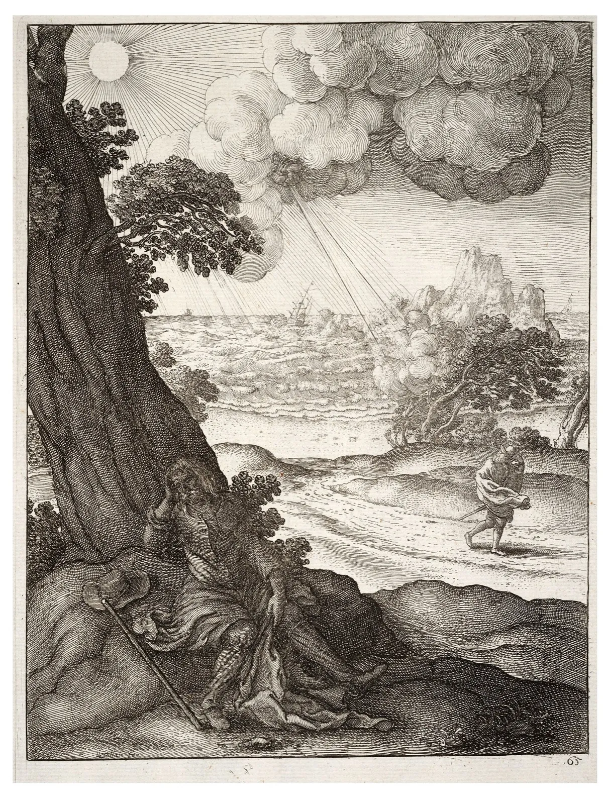 Wenceslas Hollar - The sun and the wind.jpg
